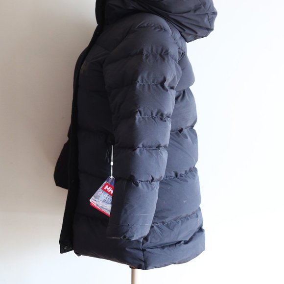 NWT HELLY HANSEN Black ADORE Puffy Parka Jacket XS - Picture 7 of 7